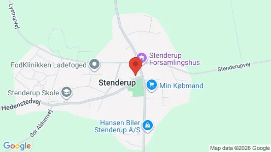 Apartments for rent i Stenderup - kort over placeringen