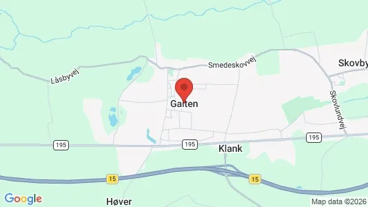 Apartments for rent i Galten - kort over placeringen