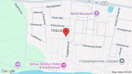 Apartments for rent i Middelfart - kort over placeringen