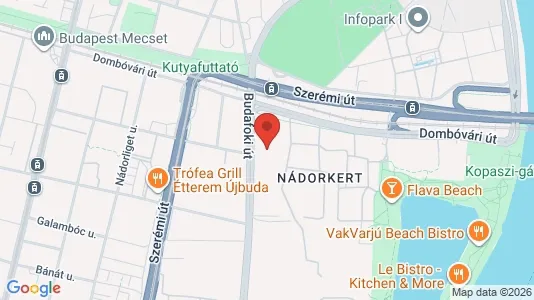 Apartments for rent i Budapest Újbuda - kort over placeringen