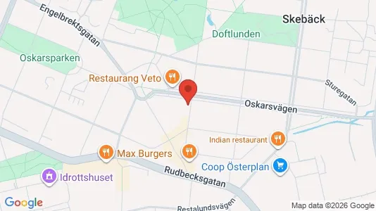 Apartments for rent i Örebro - kort over placeringen