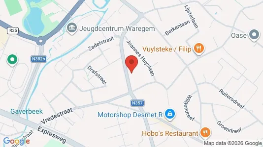 Apartments for rent i Waregem - kort over placeringen