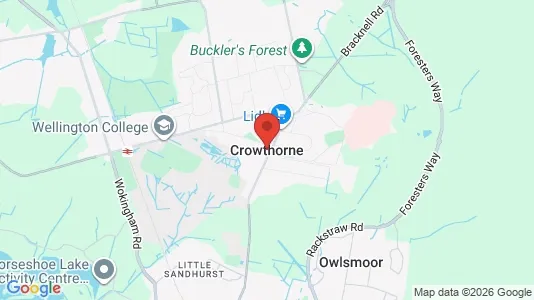 Houses for rent in Crowthorne - Berkshire - Photo from Google Street View