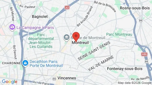 Apartments for rent in Montreuil - Photo from Google Street View