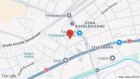 Apartments for rent i Timişoara - kort over placeringen