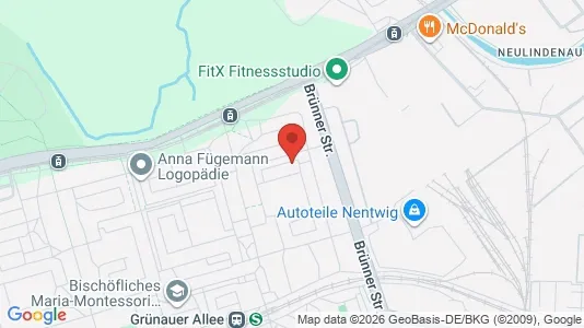 Apartments for rent i Leipzig - kort over placeringen