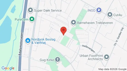 Apartments for rent i Aalborg SØ - kort over placeringen