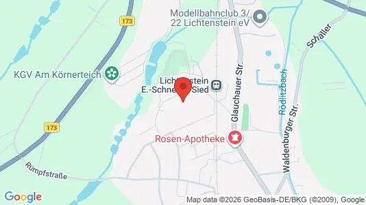 Apartments for rent i Zwickau - kort over placeringen
