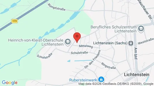 Apartments for rent i Zwickau - kort over placeringen