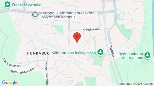 Apartments for rent i Vantaa - kort over placeringen