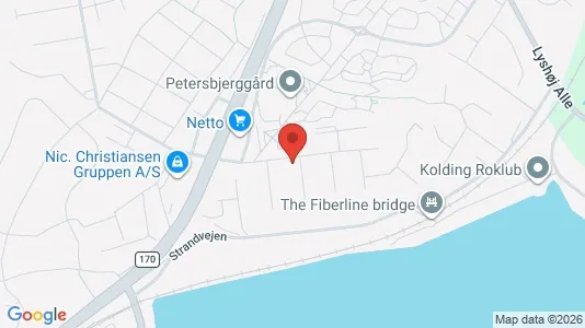 Apartments for rent i Kolding - kort over placeringen
