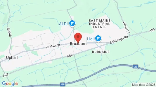 Apartments for rent i Broxburn - West Lothian - kort over placeringen