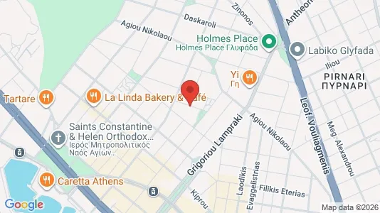 Apartments for rent i Glyfada - kort over placeringen