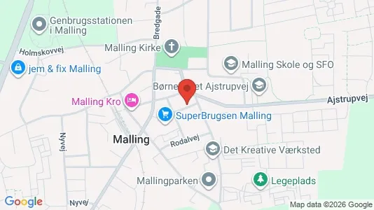 Apartments for rent i Malling - kort over placeringen