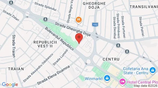 Apartments for rent i Ploieşti - kort over placeringen