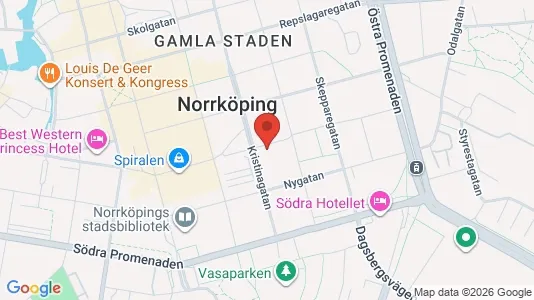 Apartments for rent i Norrköping - kort over placeringen