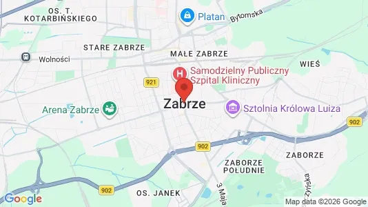 Apartments for rent in Zabrze - Photo from Google Street View