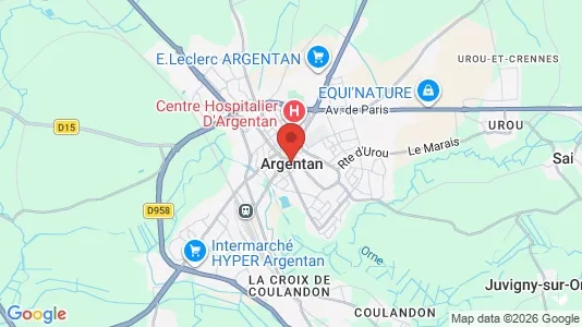 Apartments for rent in Argentan - Photo from Google Street View
