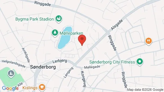 Apartments for rent i Sønderborg - kort over placeringen