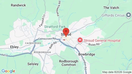 Rooms for rent in Stroud - Gloucestershire - Photo from Google Street View