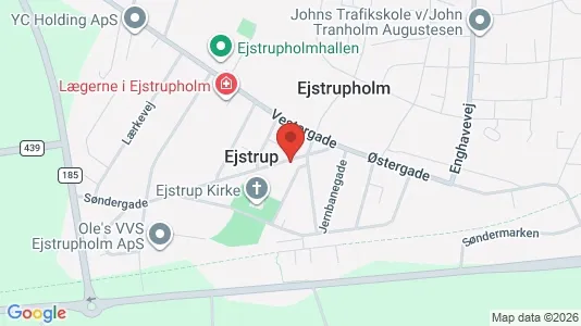 Apartments for rent i Ejstrupholm - kort over placeringen