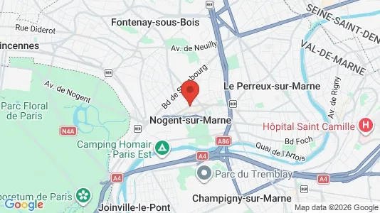 Apartments for rent in Nogent-sur-Marne - Photo from Google Street View