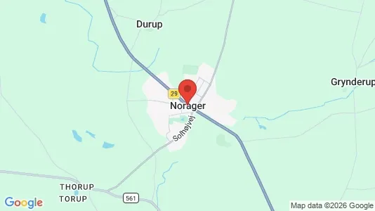 Houses for rent in Nørager - Photo from Google Street View