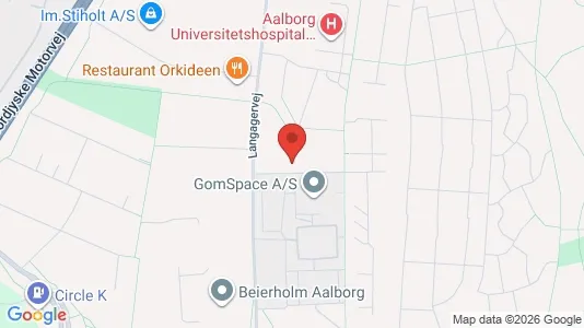 Apartments for rent i Aalborg Øst - kort over placeringen