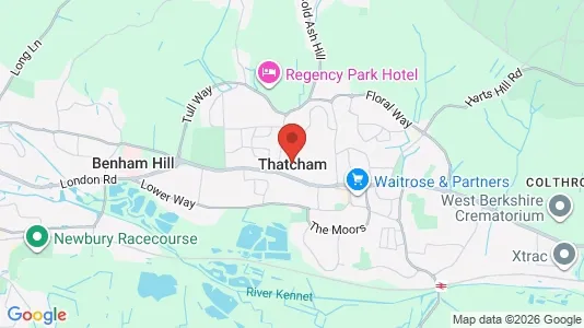 Rooms for rent i Thatcham - Berkshire - kort over placeringen