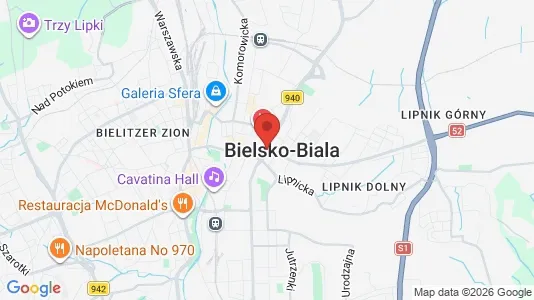 Apartments for rent in Bielsko-Biała - Photo from Google Street View