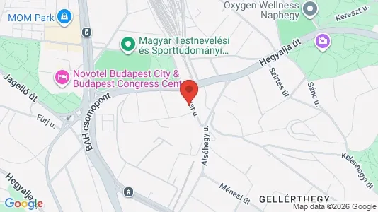 Apartments for rent i Budapest Újbuda - kort over placeringen