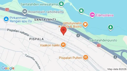 Apartments for rent i Tampere Lounainen - kort over placeringen