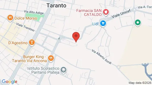Apartments for rent in Taranto - Photo from Google Street View