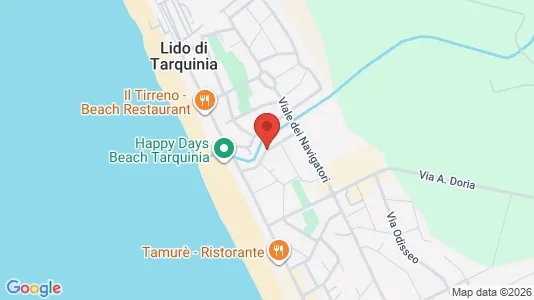Apartments for rent i Tarquinia - kort over placeringen
