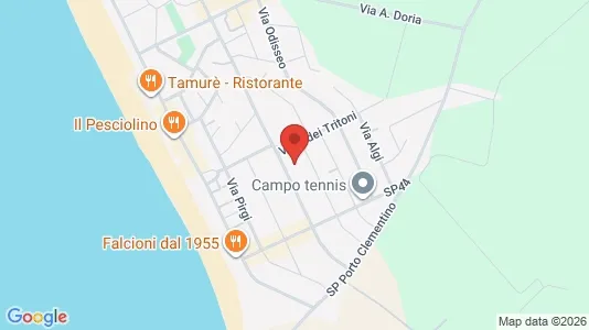 Apartments for rent i Tarquinia - kort over placeringen