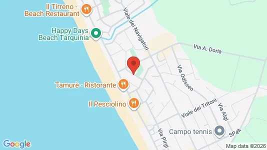 Apartments for rent i Tarquinia - kort over placeringen