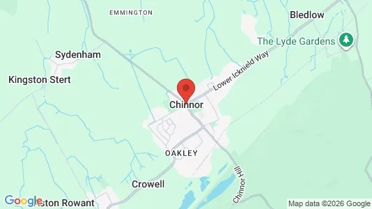 Houses for rent i Chinnor - Oxfordshire - kort over placeringen