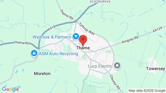 Apartments for rent i Thame - Oxfordshire - kort over placeringen