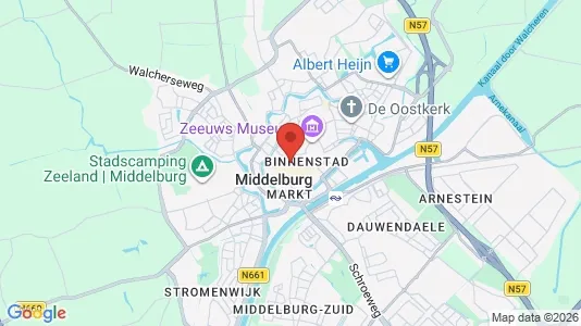 Apartments for rent i Middelburg - kort over placeringen