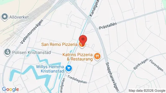 Apartments for rent i Kristianstad - kort over placeringen