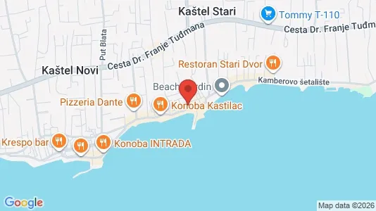 Apartments for rent i Kaštela - kort over placeringen
