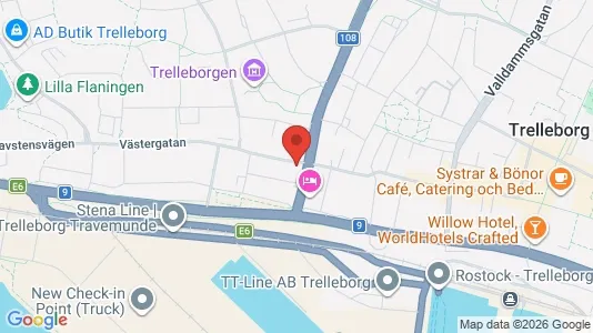Apartments for rent i Trelleborg - kort over placeringen