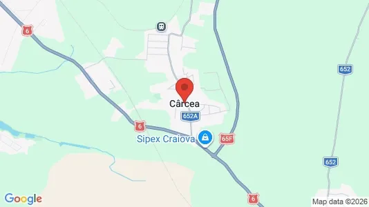 Apartments for rent i Cârcea - kort over placeringen