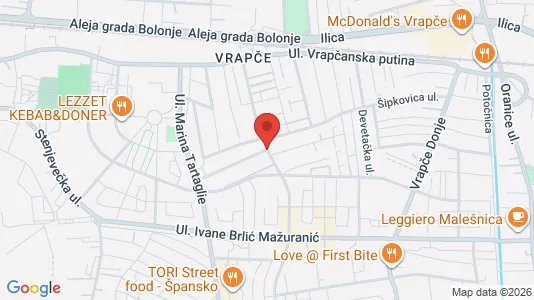 Apartments for rent i Sljeme (Medvednica-Tomislavac) - kort over placeringen