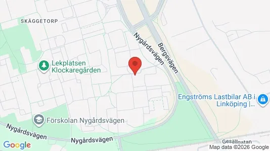 Apartments for rent i Linköping - kort over placeringen
