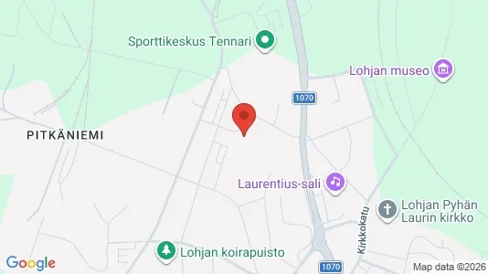 Apartments for rent i Lohja - kort over placeringen