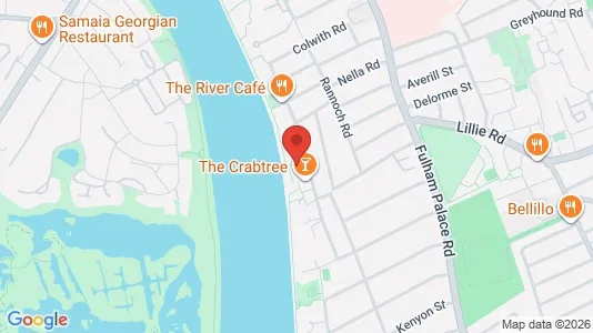 Apartments for rent i London W6 - kort over placeringen