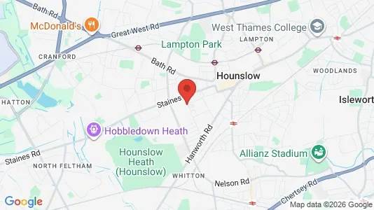 Apartments for rent i Hounslow - Middlesex - kort over placeringen