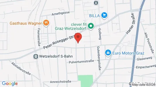 Apartments for rent i Graz - kort over placeringen