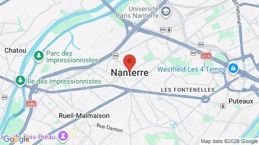 Apartments for rent in Nanterre - Photo from Google Street View
